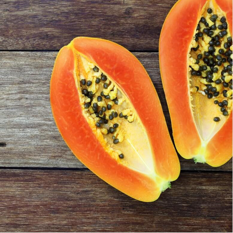 Nomad Makeup Products infused with Papaya Seed Oil