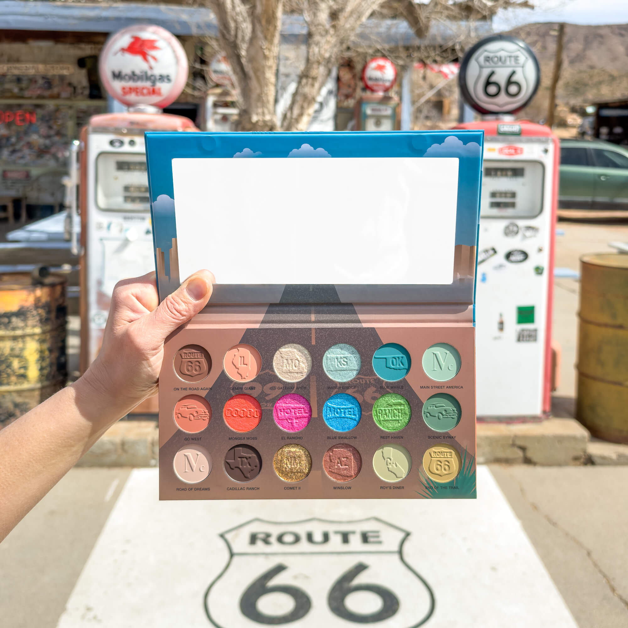 America's Route 66 Intense Color Palette