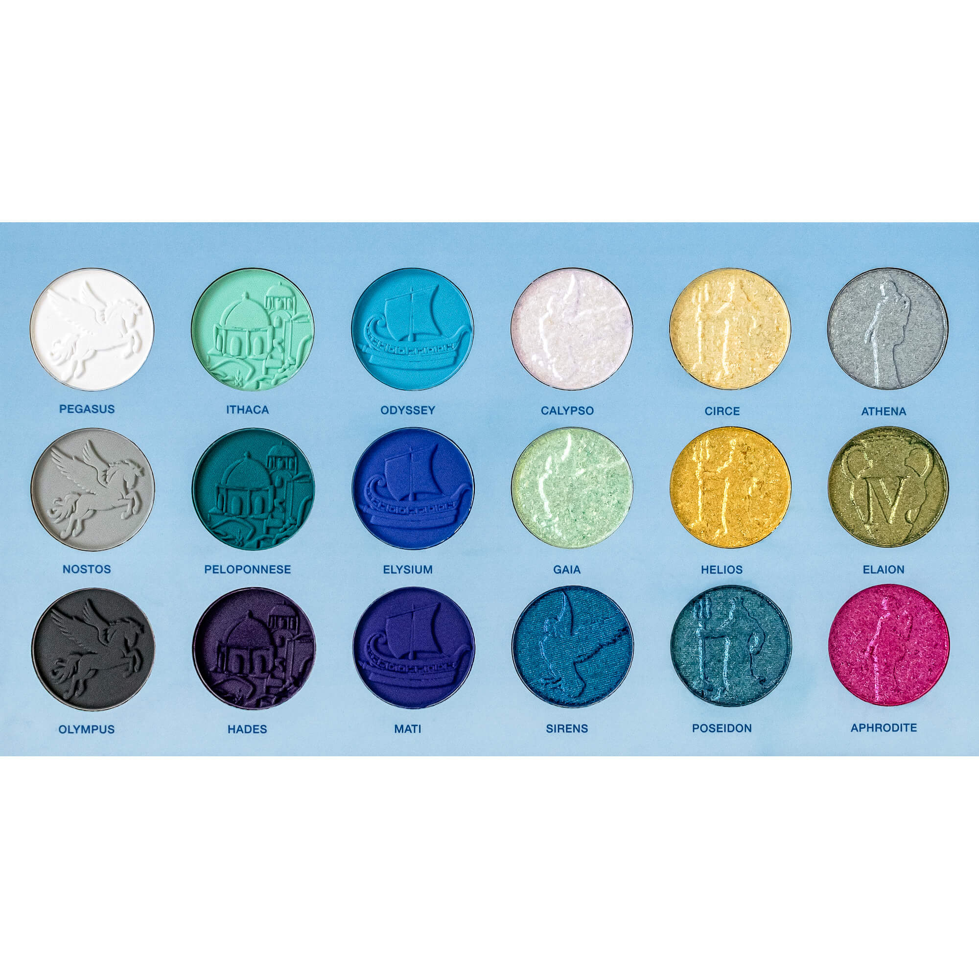 Greek Odyssey Intense Color & Chrome Palette