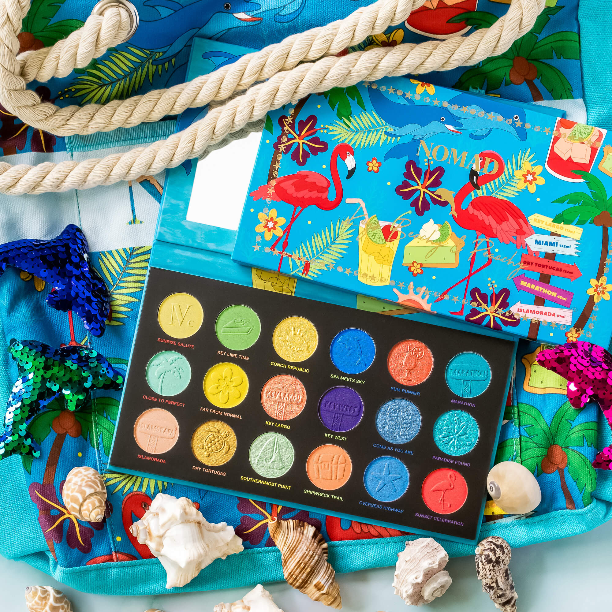Keys Beachy & Peachy Intense Color Palette