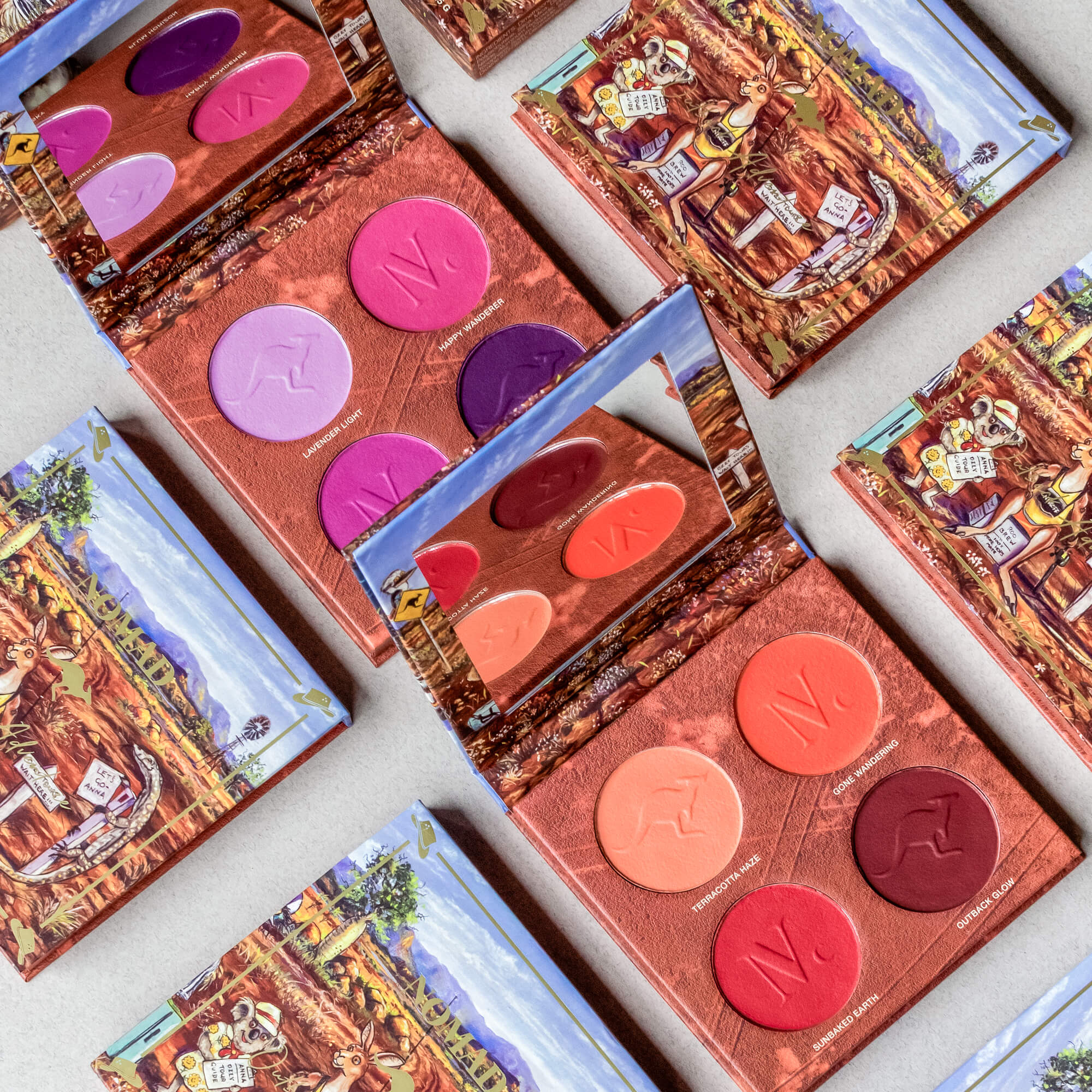 Outback Adventure Cream Blush Palette - Shiraz Skies
