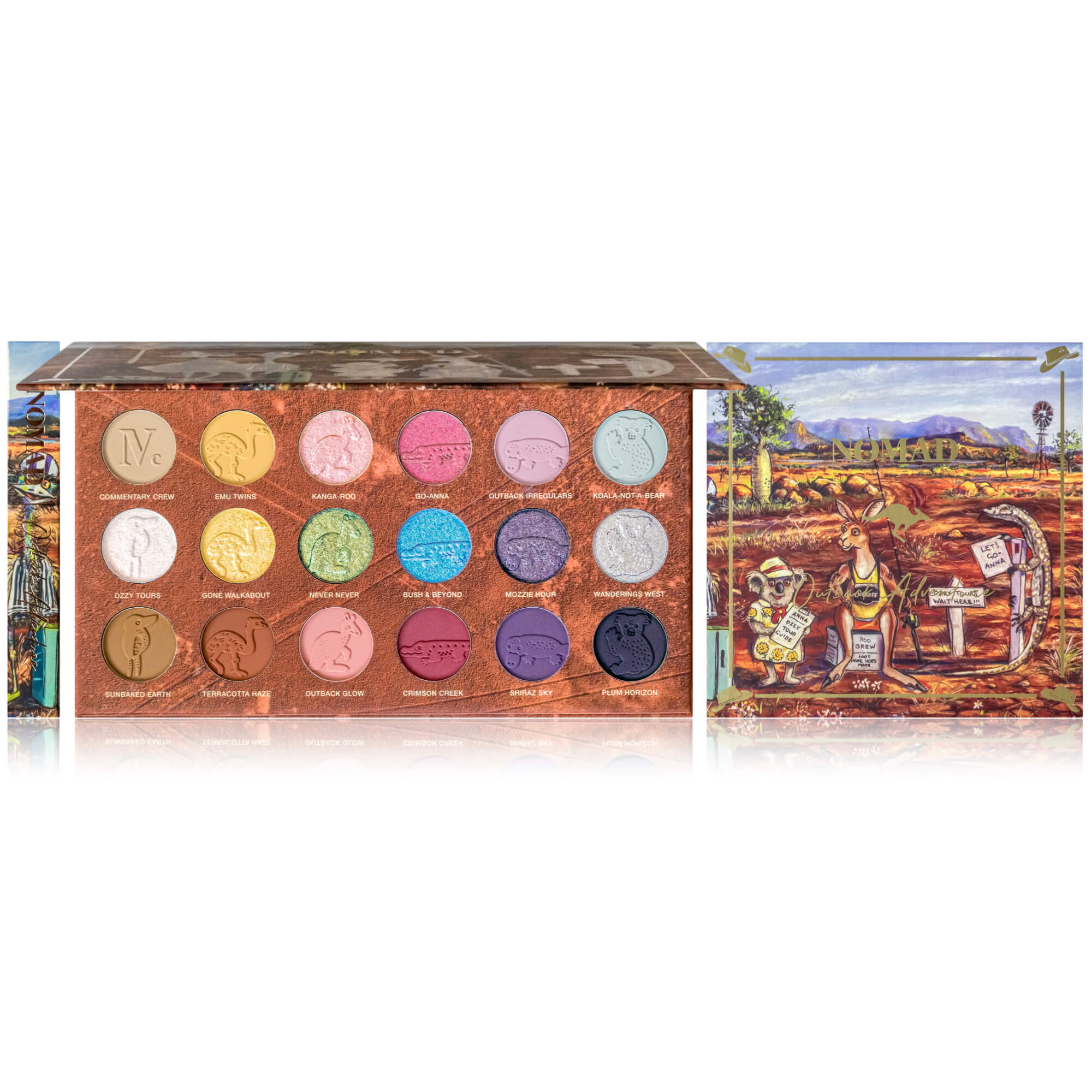 Outback Adventure Trio Pack - Palette, Face Palette & Lipstick