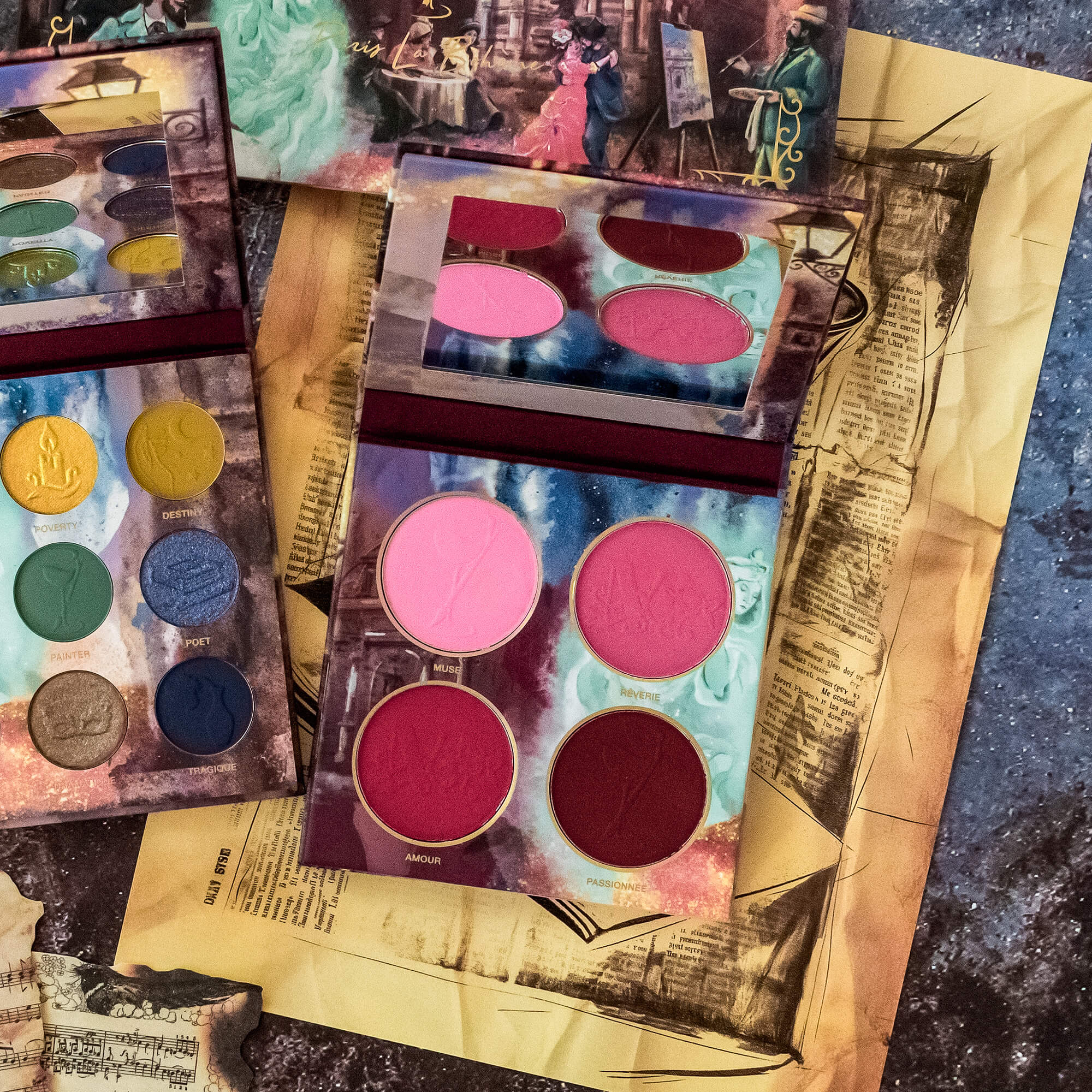 Paris La Bohème Crème Rouge Face Palette