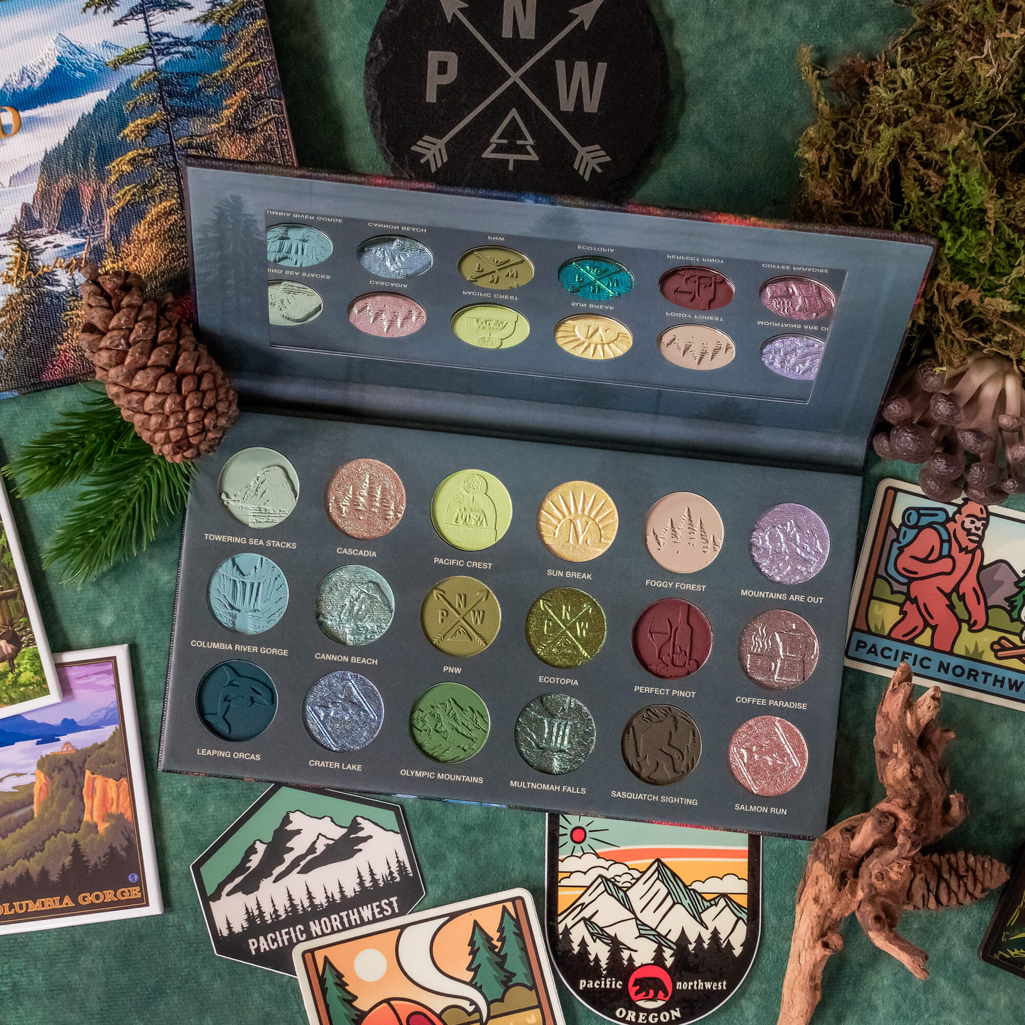 Pacific Northwest Intense Color & Chrome Palette