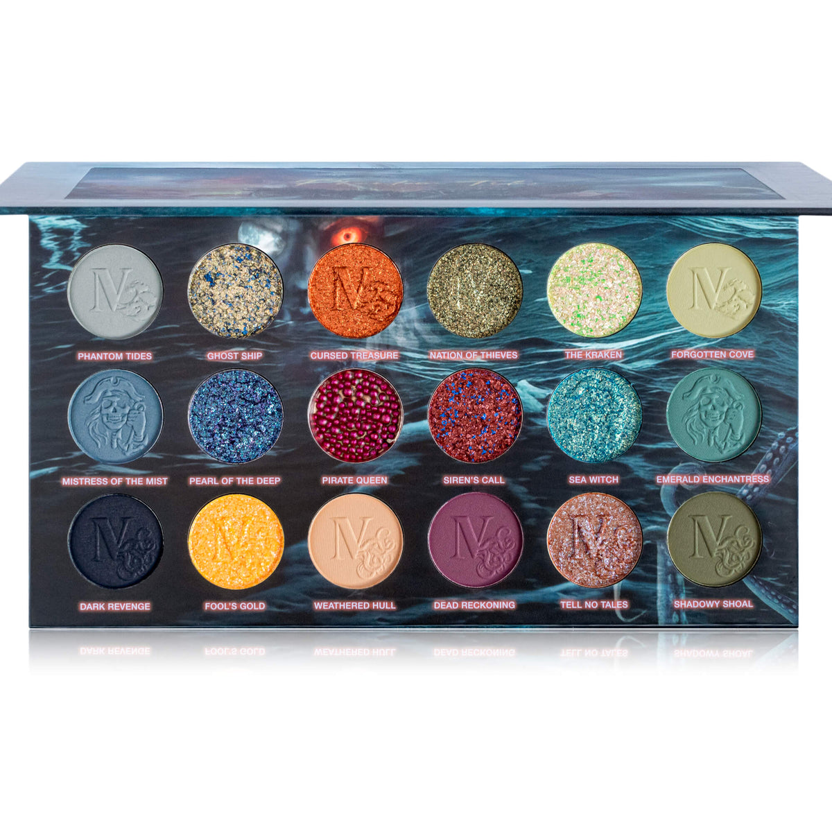 Phantom Tides Intense Color Palette