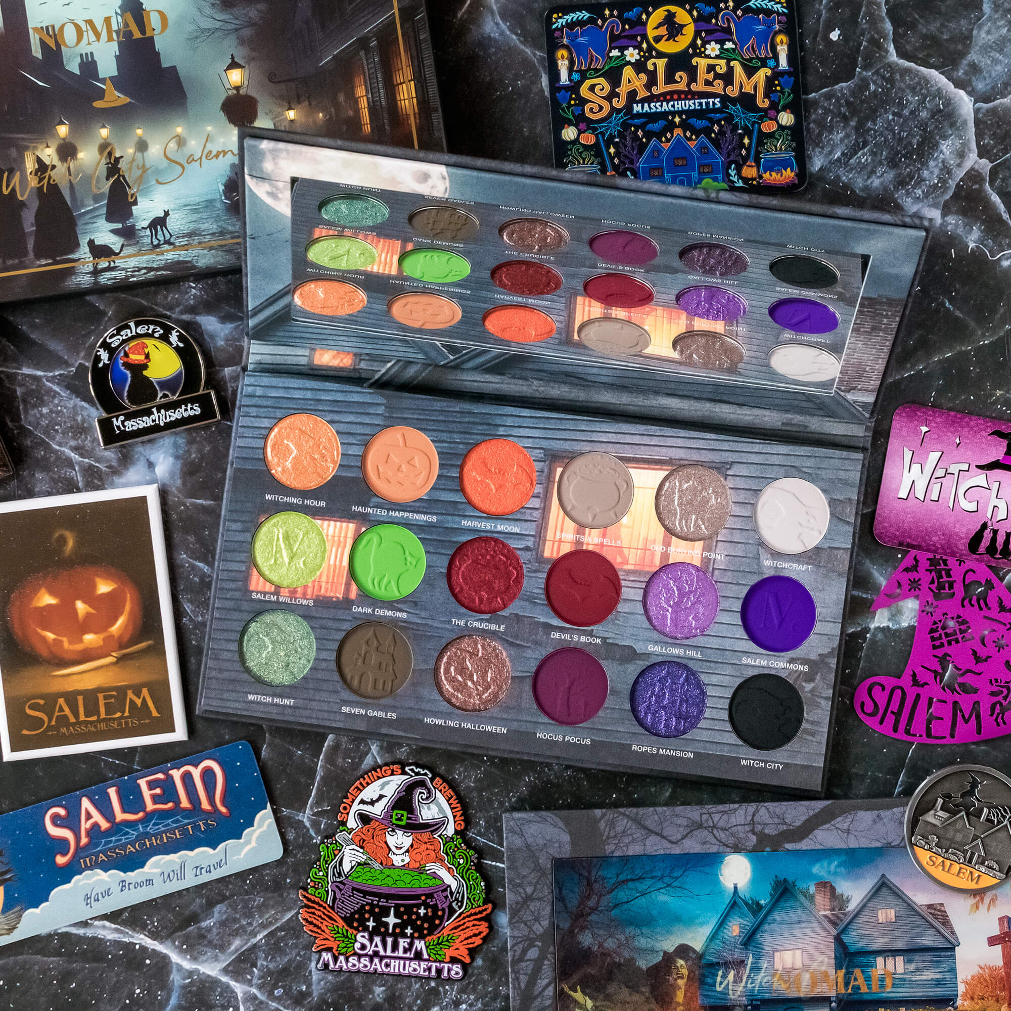 Witch City Salem Intense Color Palette