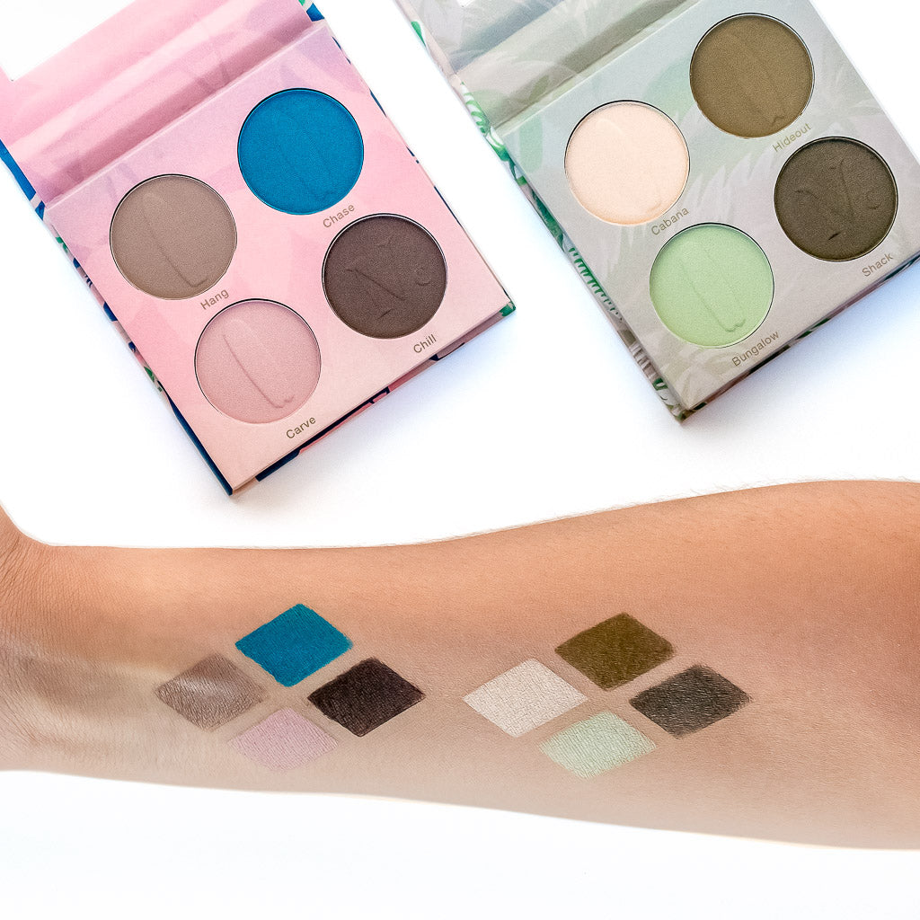 NOMAD x California Malibu Surf Shack Intense Eyeshadow Palette - Swatches
