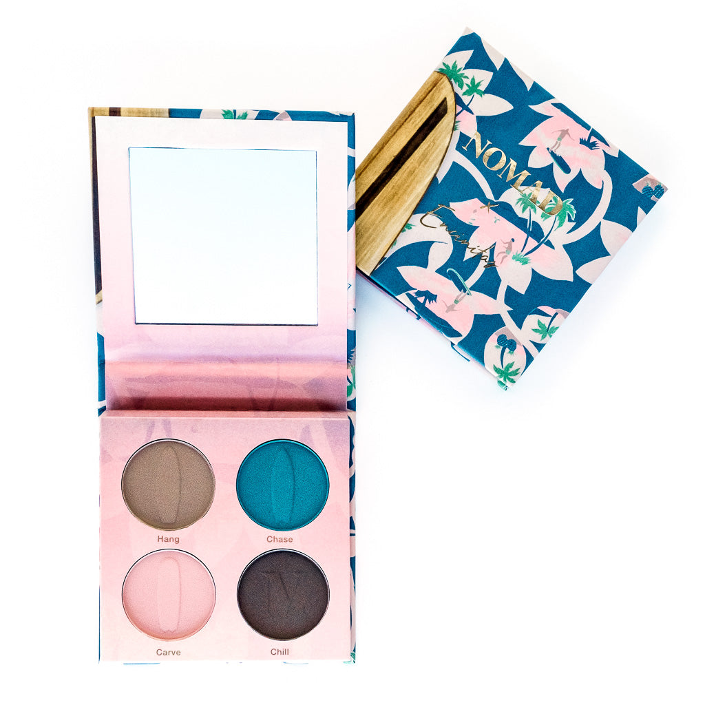 NOMAD x California Encinitas Surf Shack Intense Eyeshadow Palette - Inside & Outside
