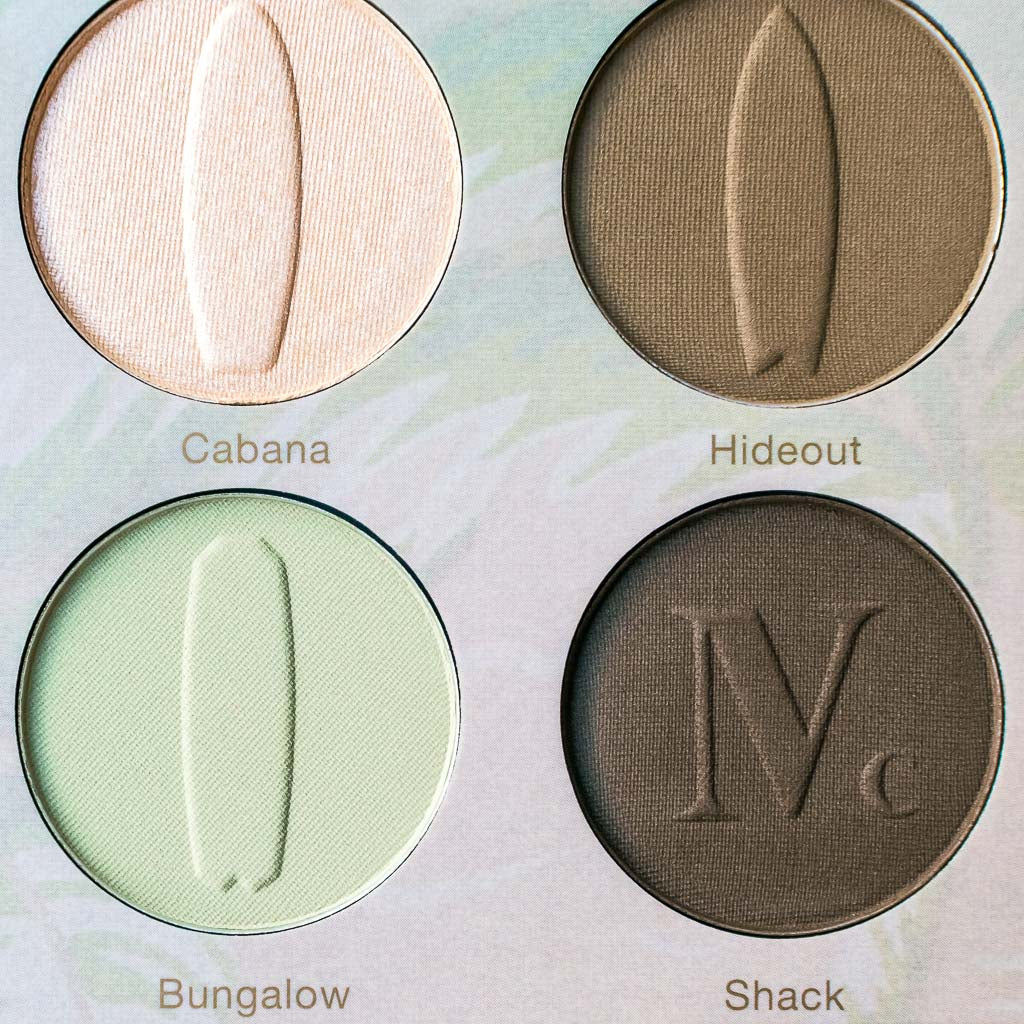 NOMAD x California Malibu Surf Shack Intense Eyeshadow Palette - Shades