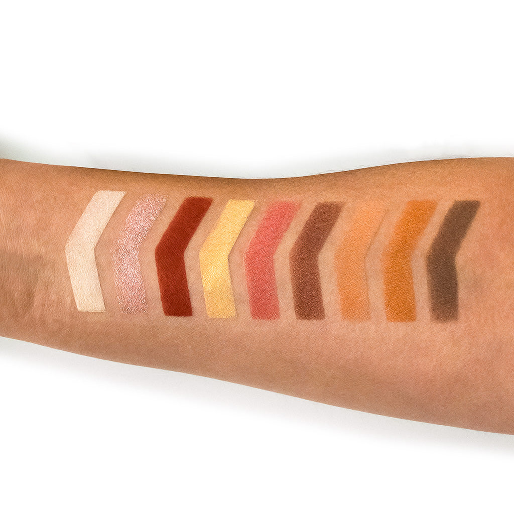 NOMAD x Tuscany Intense Eyeshadow Palette Swatches