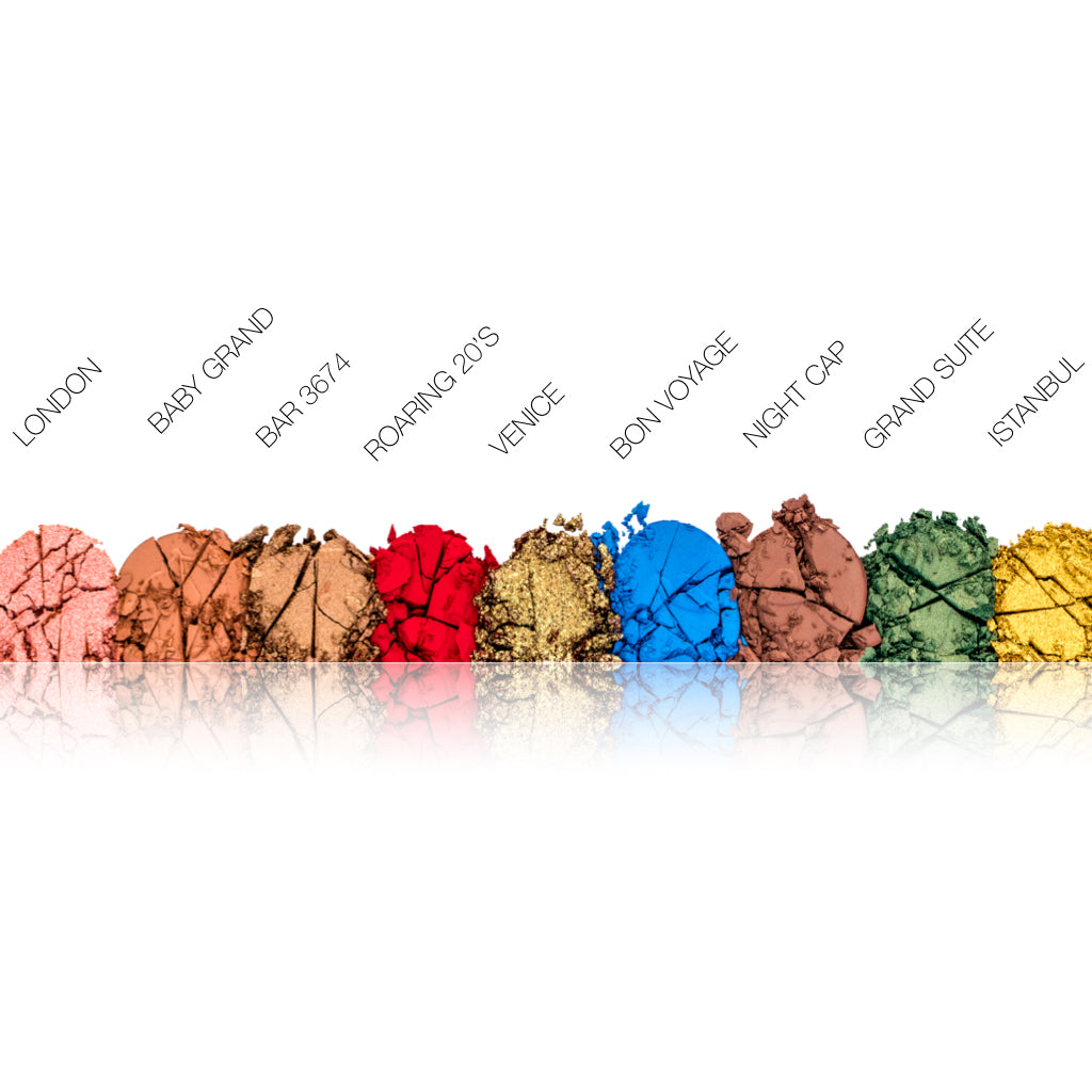 NOMAD x Venice-Simplon Express Carry-on Eyeshadow Palette - Powders