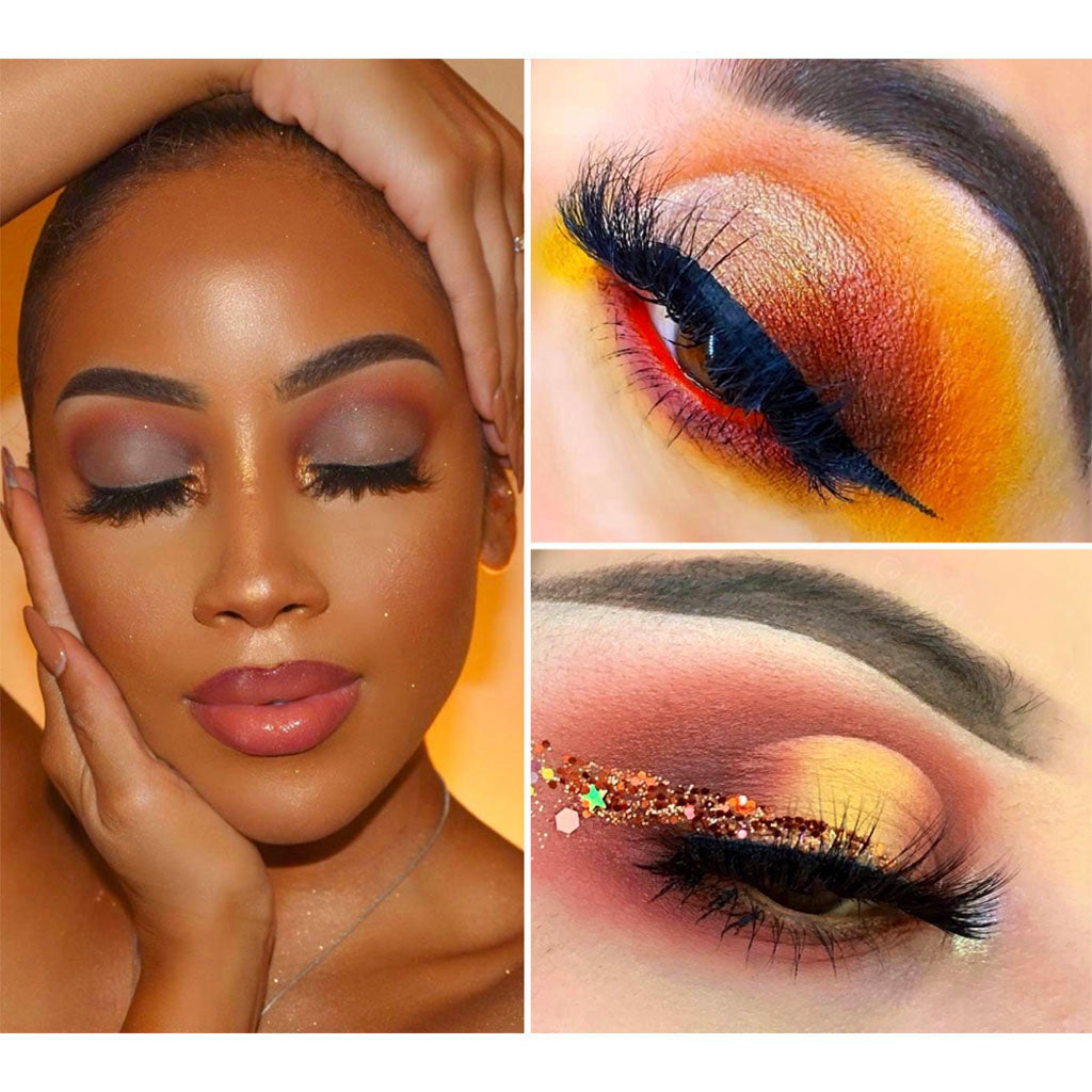NOMAD x Tuscany Intense Eyeshadow Palette Beauty Looks