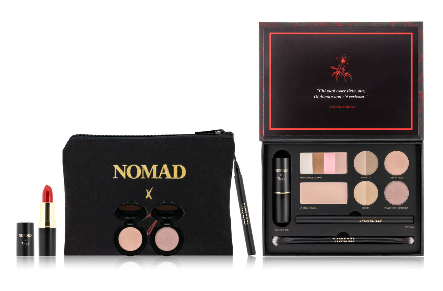 Nomad x Florence Makeup Collection