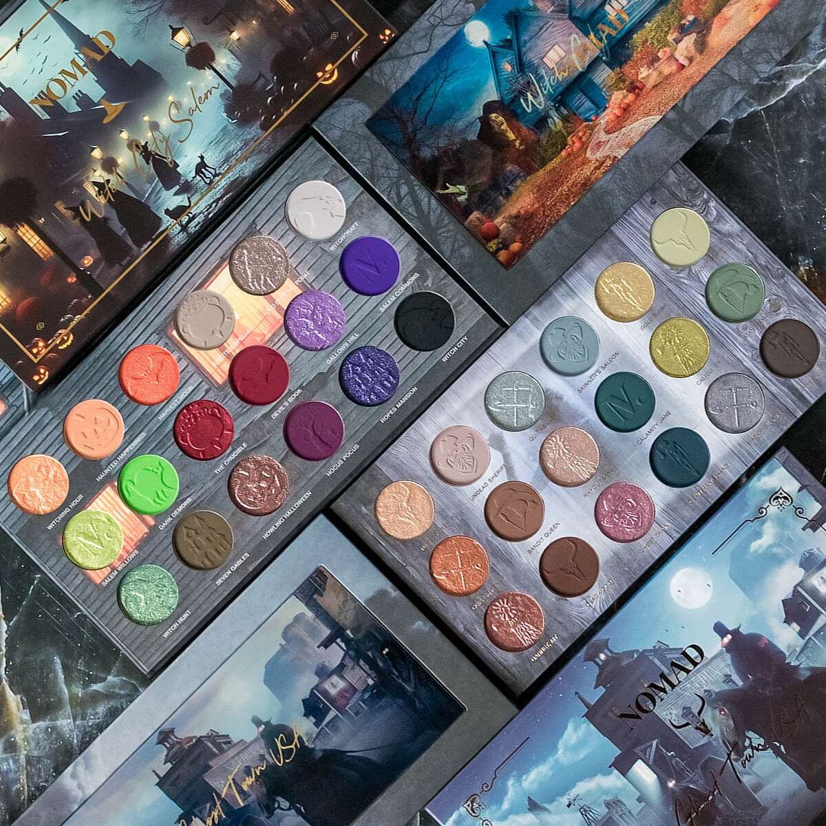 Spooky Season Duo Pack - Witch City Salem & Ghost Town USA Palettes