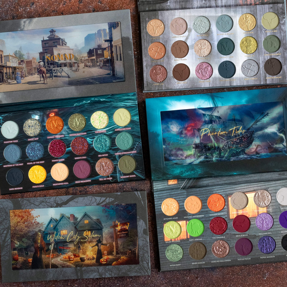 Spooky Season Trio Pack - Phantom Tides, Witch City Salem & Ghost Town USA Palettes