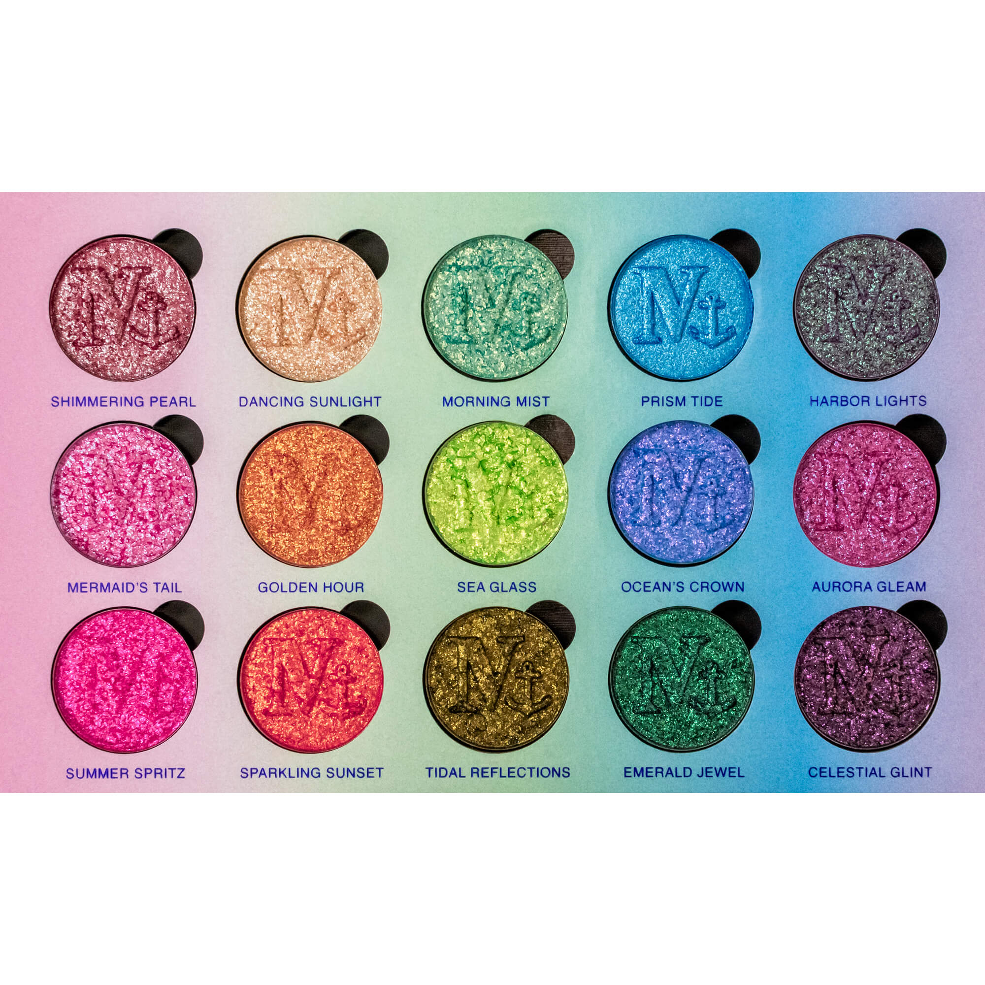 Aurora Cruise Intense Shimmer Color Palette