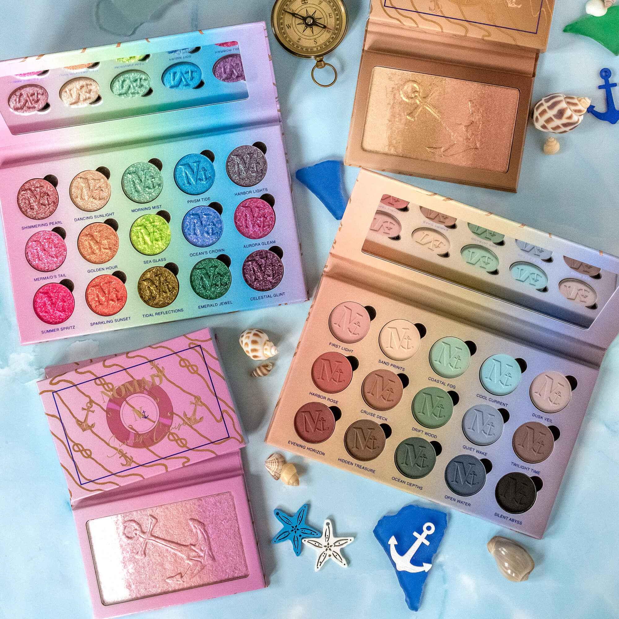 Aurora Cruise Intense Shimmer Color Palette