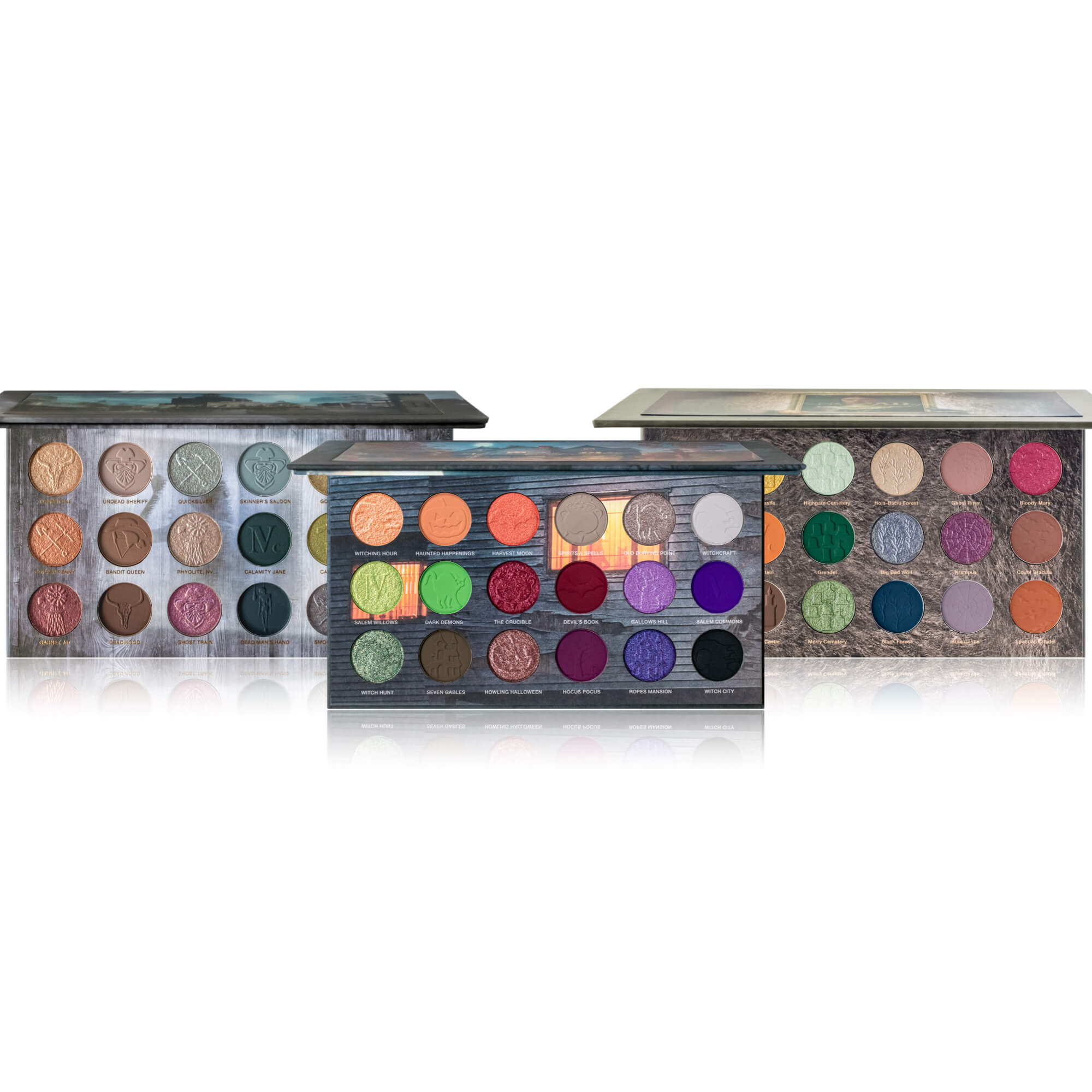 Spooky Season Combo Pack - Witch City Salem, Ghost Town USA & Haunted Europe Palettes