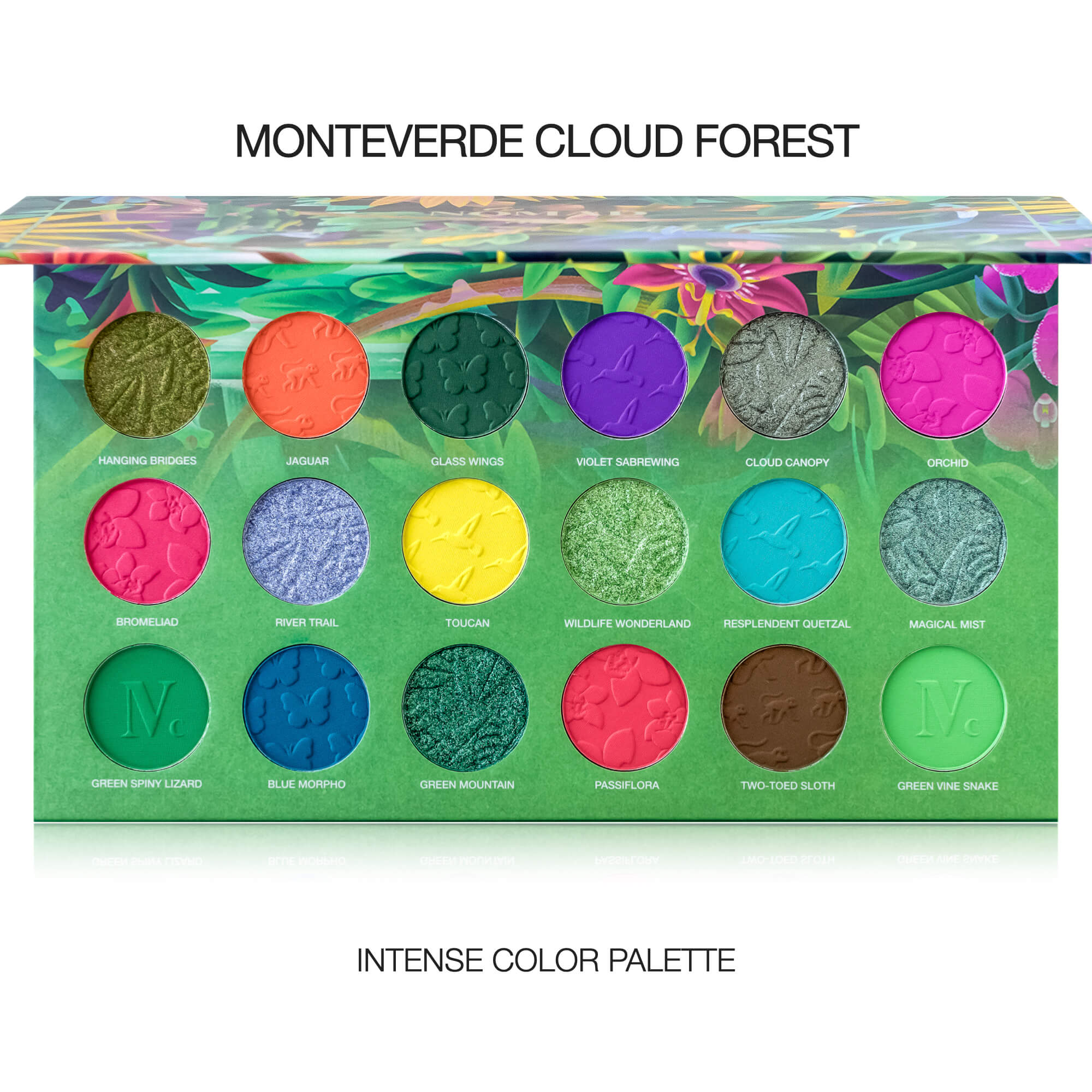 Duo Pack - Monteverde Cloud Forest Intense Color Palette & Okavango Safari Intense Eyeshadow Palette