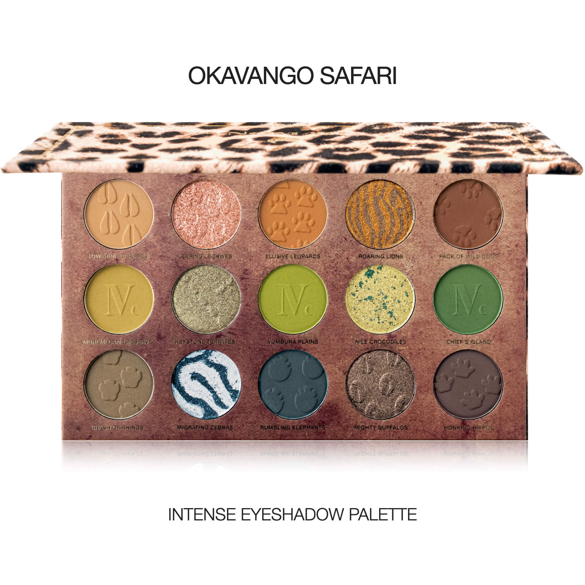 Duo Pack - Monteverde Cloud Forest Intense Color Palette & Okavango Safari Intense Eyeshadow Palette