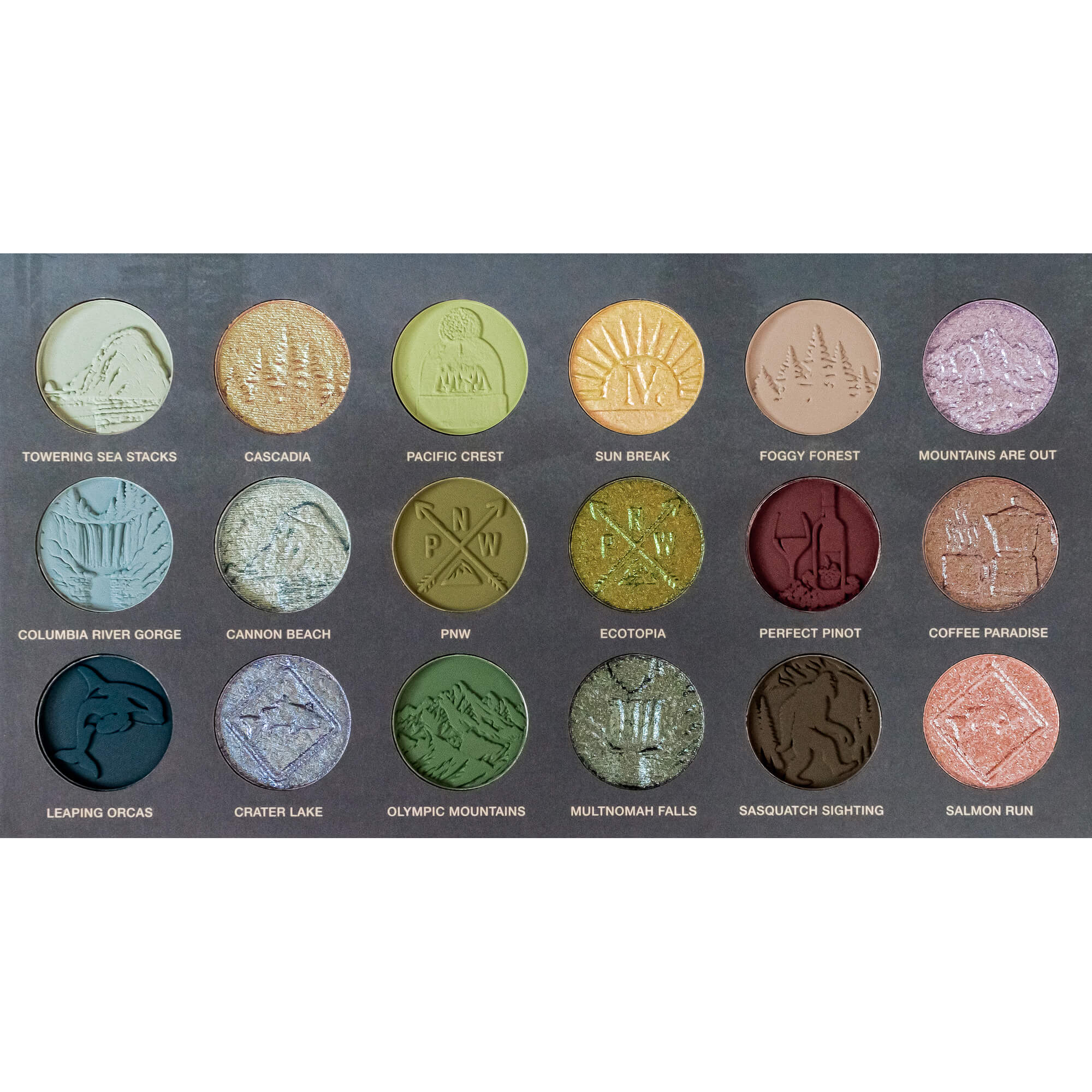 Pacific Northwest Intense Color & Chrome Palette