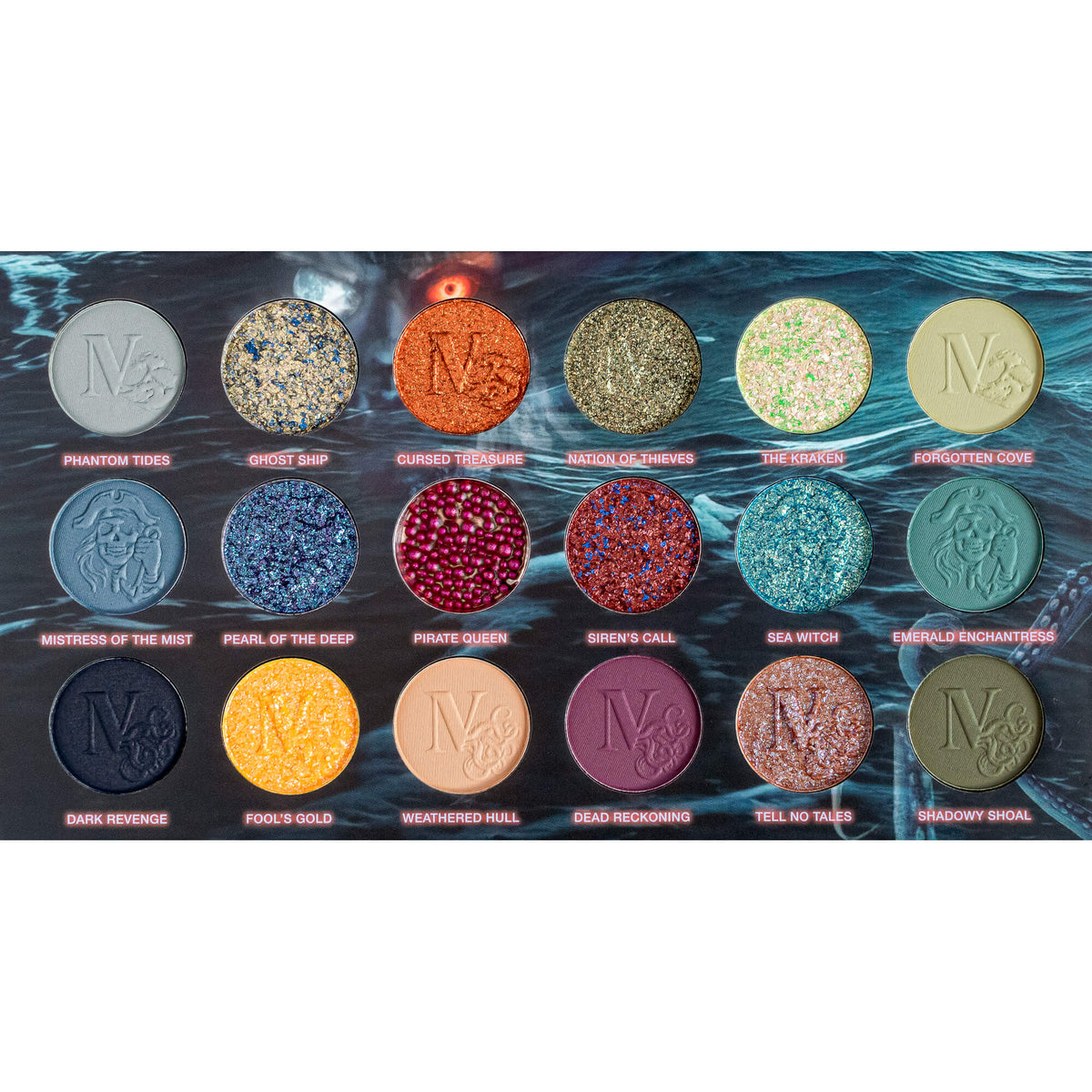 Phantom Tides Intense Color Palette