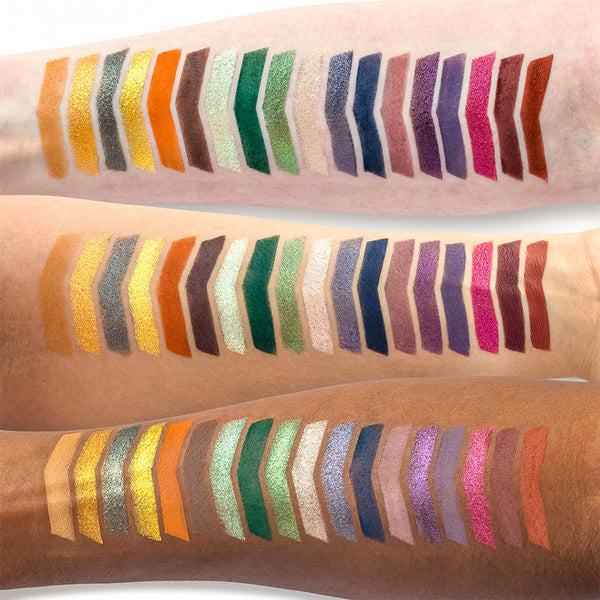 NOMAD x Haunted Europe Intense Eyeshadow Palette - Swatches
