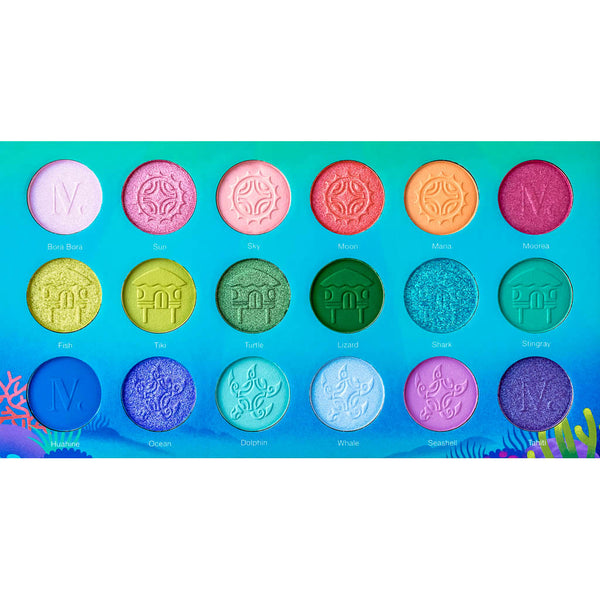 NOMAD x Paradise Islands Intense Eyeshadow Palette - Shades