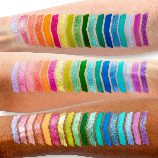 NOMAD x Paradise Islands Intense Eyeshadow Palette - Swatches
